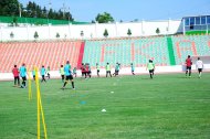 The first training of the Turkmenistan national football team under the leadership of Ante Miše