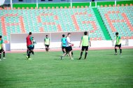 The first training of the Turkmenistan national football team under the leadership of Ante Miše