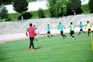 The first training of the Turkmenistan national football team under the leadership of Ante Miše