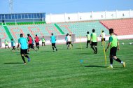 The first training of the Turkmenistan national football team under the leadership of Ante Miše