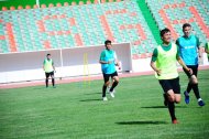 The first training of the Turkmenistan national football team under the leadership of Ante Miše