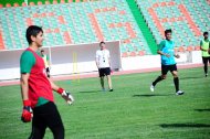 The first training of the Turkmenistan national football team under the leadership of Ante Miše