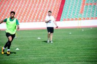 The first training of the Turkmenistan national football team under the leadership of Ante Miše