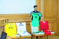 Photo report: Meeting of representatives of FC Altyn Asyr and FC Khujand before of the 2019 AFC Cup match