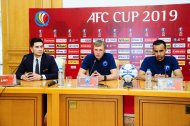 Photo report: Press conference of FC Altyn Asyr and FC Khujand before the match of the 2019 AFC Cup