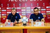 Photo report: Press conference of FC Altyn Asyr and FC Khujand before the match of the 2019 AFC Cup