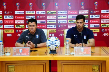 Photo report: Press conference of FC Altyn Asyr and FC Khujand before the match of the 2019 AFC Cup