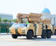 Фоторепортаж: В Ашхабаде прошёл военный парад в честь 28-й годовщины независимости Туркменистана