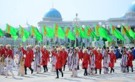 Фоторепортаж: В Ашхабаде прошёл военный парад в честь 28-й годовщины независимости Туркменистана