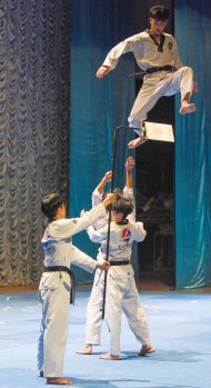 Photo report: Taekwondo show at the Korean Week in Ashgabat