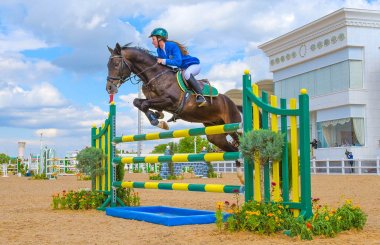 Photo report: Jumping competition held in Ashgabat