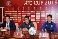 Press conference of FC Altyn Asyr and FC Istiklola before the group round match of the 2019 AFC Cup