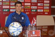 Press conference of FC Altyn Asyr and FC Istiklola before the group round match of the 2019 AFC Cup