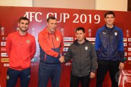 Press conference of FC Altyn Asyr and FC Istiklola before the group round match of the 2019 AFC Cup