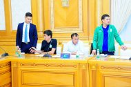 Photoreport: Meeting of representatives of the national teams of Turkmenistan and the Republic of Korea before the match of WCQ 2022