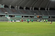 Fotoreportaž: Türkmenistanyň futbol ýygyndysy Köpetdag stadionynda