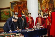 Photo report: A competitive exhibition in honor of the holiday of the Akhal-Teke horse was opened at the State Academy of Arts of Turkmenistan