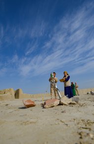 An open-air seminar was held at the ancient settlement of Paryzdepe in Turkmenistan