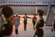 Photoreport: The delegation of Russia brought to Turkmenistan the combat banner of the 748th Infantry Regiment