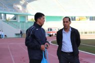 Photo report: Turkmenistan national football team held a training session before the match with the DPR Korea