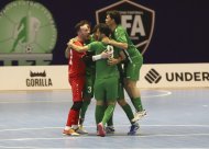 The national team of Turkmenistan defeated Iran at the start of the CAFA Futsal Cup-2023