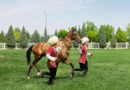 The second round of the Akhal-Teke horse beauty contest took place in Turkmenistan