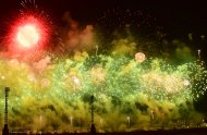 Photos of the festive concert and fireworks in honor of the Independence of Turkmenistan