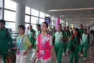 The first group of athletes from Turkmenistan arrived in Hangzhou for the 19th Summer Asian Games