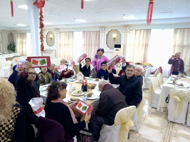 Photo report: New Year's Eve party for elderly people in Ashgabat