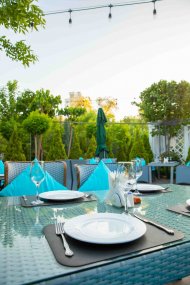 Summer terrace Altyn Paradise Garden awaits guests