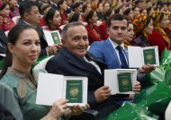 Photoreport from the ceremonial presentation of passports to new citizens of Turkmenistan