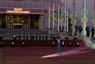 Photo report: Fireworks on the square in front of the Alem Cultural and Entertainment Center in Ashgabat