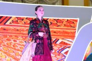 A display of national clothes was held in Turkmenabad