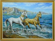 Exhibition-competition in honor of the Ahal-Teke Horse holiday  in Ashgabat