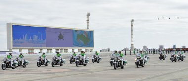 Photos: Military parade in honor of the 30th anniversary of independence of Turkmenistan