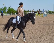 Show jumping competitions were held in Ashgabat