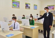 Photoreport from the opening of secondary school № 38 in Lebap velayat