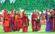 Türkmenistanyň Garaşsyzlygynyň 26 ýyllygyna bagyşlanyp «Aşgabat» stadionynda geçirilen dabaradan fotoreportaž