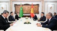 President of Turkmenistan Serdar Berdimuhamedov arrived on a working visit to the Kyrgyz Republic to participate in the next meeting of the Council of Heads of State of the CIS