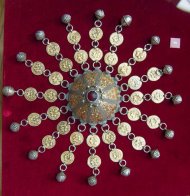 Exhibition of jewelry in the Main National Museum of Turkmenistan