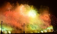 Photos of the festive concert and fireworks in honor of the Independence of Turkmenistan