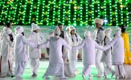 Photoreport:central New Year trees were lit in all velayats of Turkmenistan