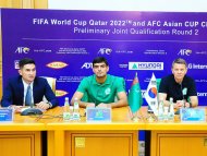 Photo report: Press conference of the national teams of Turkmenistan and Korea before the qualifying match of the 2022 FIFA World Cup