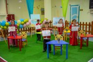 A drawing competition was held in the Ashgabat kindergarten 