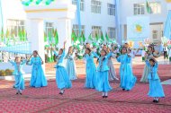 A celebration was held in Balkanabat in honor of the opening of secondary school No. 25