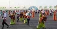 Photoreport from the ceremony of opening of a new complex of the State Tribune in Ashgabat