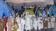 New Year's lights were solemnly lit on the main tree of Turkmenistan