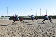 Celebratory horse races took place in Turkmenistan in honor of the 32nd anniversary of independence