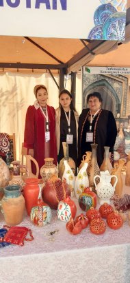 The Turkmen delegation took part in the International Pottery Forum in the city of Rishtan, Uzbekistan