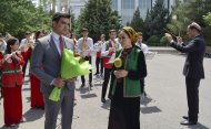 Photoreport: Veterans were congratulated in Ashgabat